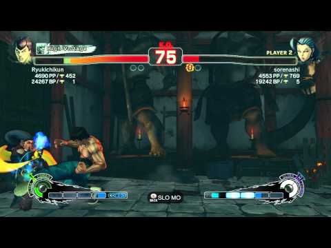 SSFIVAE : Fei-long (Ryukichikun) vs. Rose (sorenashi)  HD