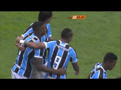 Gol de Everton - Brasil de Pelotas 1x2 Grêmio – Campeonato Gaúcho – 31/01/2016 – HD