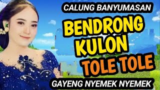 Download lagu BENDRONG KULON DAN TOLE TOLE CALUNG BANYUMASAN GAYENG NYEMEK NYEMEK KAGEM KONCO LEYEH-LEYEH  mp3