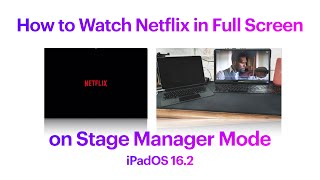 Running Netflix on Fullscreen on External Monitor (Stage Manager)