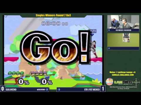 Melee @ LD Lounge #6 Singles WR2: Guluheend vs. XTR | Fist Mexico - SSBM