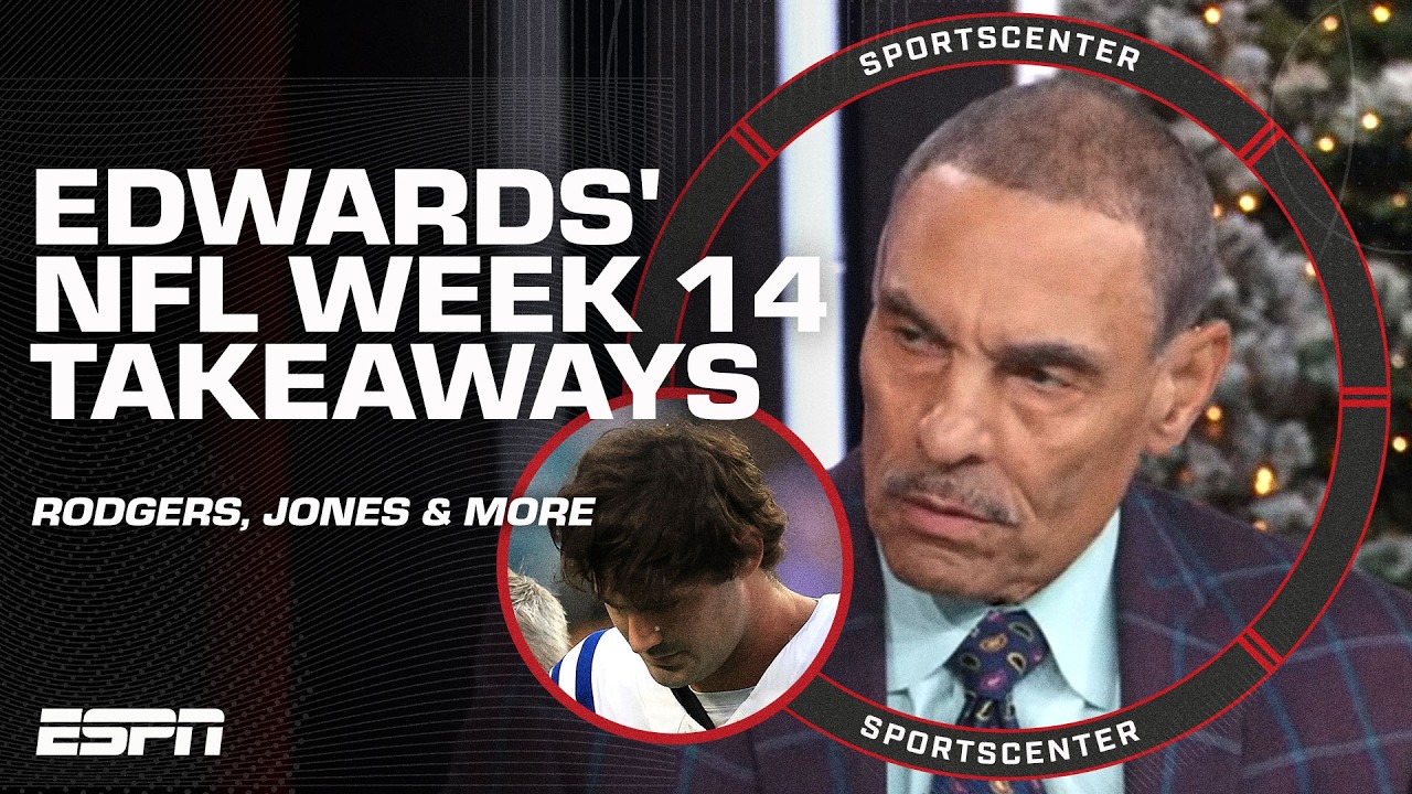 NFL Week 14 REACTION 🏈 Steelers & Jags on the mend, Bears' woes & Daniel Jones OUT | SportsCenter