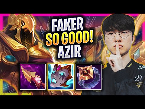 T1 FAKER IS SO GOOD WITH AZIR! - T1 Faker Plays Azir MID vs Orianna!
