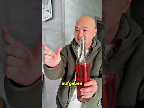 Trick um einen festsitzenden Korken in Sekunden herauszuholen 😱