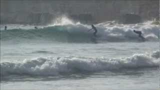 preview picture of video 'SURF TRAINING SCHOOL - ESCOLA de SURF - PICO de MATOSINHOS - 25 Fevereiro 2012'