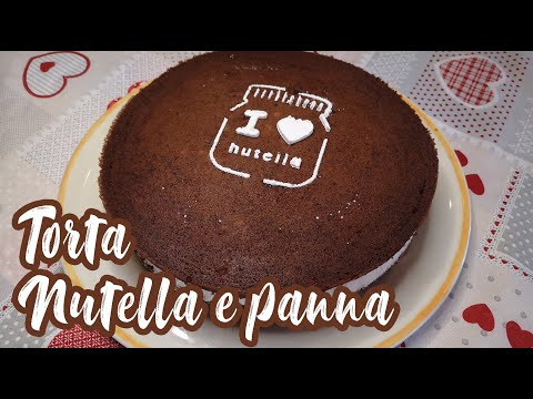 Torta Nutella e panna | senza burro