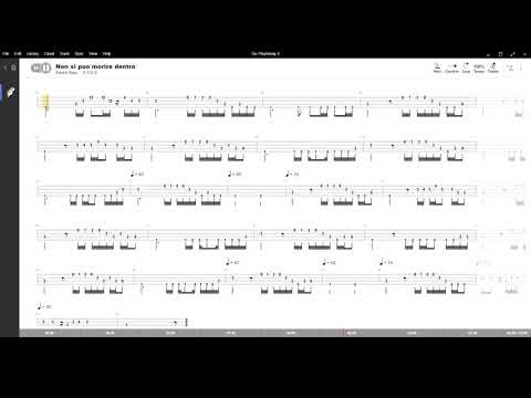Non si puo morire dentro ( Gianni Bella ),Tablatura e base Senza Basso - Backing bass track -NO BASS