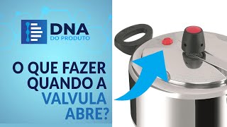 Panela De Pressão Saindo Ar Pela Válvula De Segurança