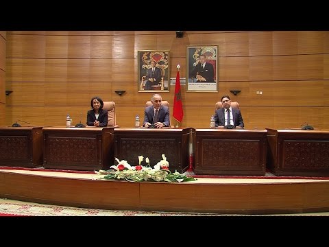 تسليم السلط بين السيدين ناصر بوريطة  و صلاح الدين مزوار