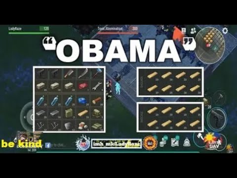 "Obama"  w/tanning rack to blick | REVENGE RAID  - Last Day On Earth: Survival