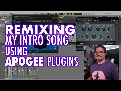 REMIXING my Intro Song using APOGEE Plugins