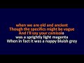 The Decemberists - July, July! - Karaoke Instrumental Lyrics - ObsKure