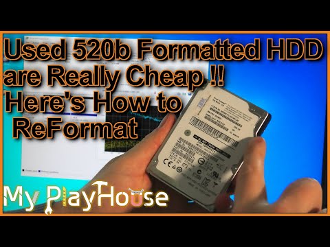 1.2TB 2.5" 10K - Need of Reformat From 520b to 512b - 1179
