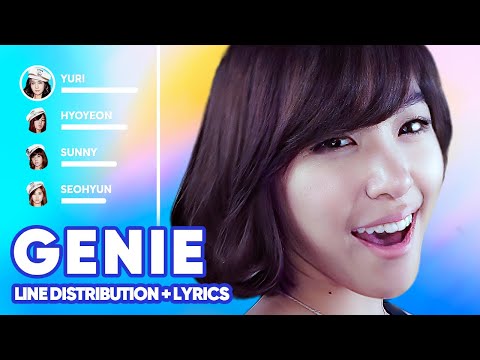 Girls' Generation - Genie (Line Distribution + Lyrics Karaoke) PATREON REQUESTED