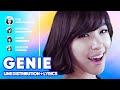Girls Generation Genie Line Distribution Lyrics Karaoke PATREON REQUESTED