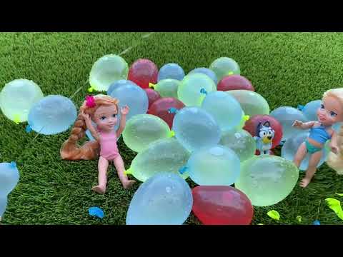 Bluey toys Water balloons! Elsa & Anna toddlers - Zuru Bunch O Balloons
