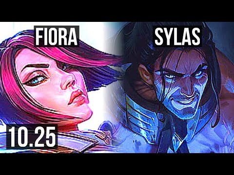FIORA vs SYLAS (TOP) | 11/2/5, 600+ games, Godlike | TR Grandmaster | v10.25
