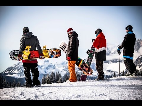 The Blue Tomato Snowboard Team at the Superpark Planai Parkshoot 02/2014