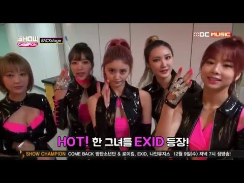 151205 Show Champion Back stage 後台訪問 EXID Cut