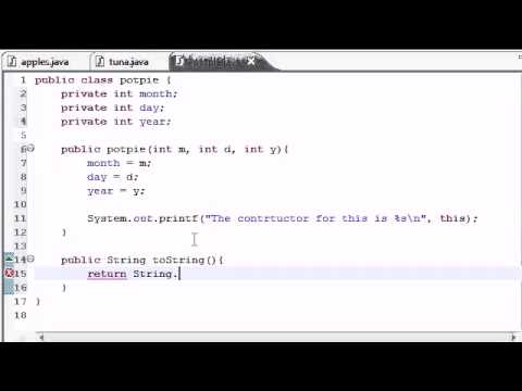 Part 42 Java Programming Tutorial Tostring