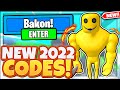 (2022) ALL *NEW* SECRET OP CODES In Roblox Bakon!