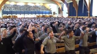 New Zealand students giving intense Haka farewell to their retiring teacher