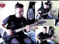 I declare war - misery cloud dual guitar cover 