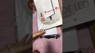 Umboxing painel de led para vídeos e fotos ✨#paineldeled #ringlight #criadordeconteudo #fotos