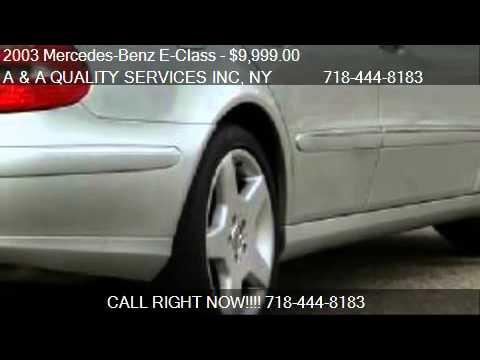 2003 Mercedes-Benz E-Class E500 - for sale in BROOKLYN, NY 1