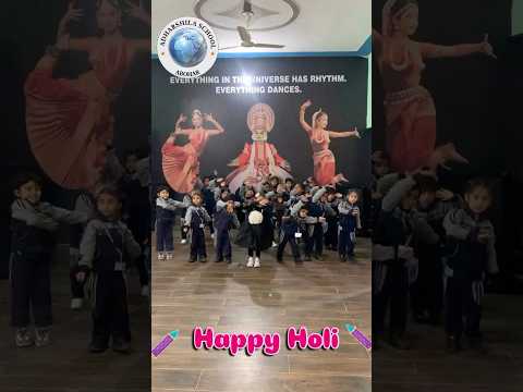 ✨ Our cuties lit up the Holi celebration at Adharshila School with their colorful performance.