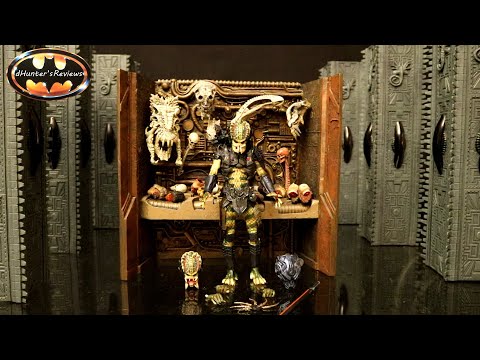 NECA Predator 2 Ultimate Armored Lost Predator Borg 30th Anniversary Action Figure Review Comparison