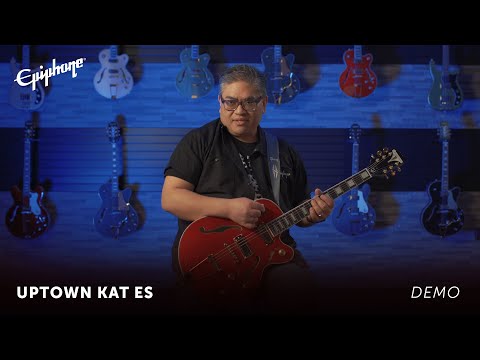 Epiphone Uptown Kat ES - Ruby Red Metallic image 7