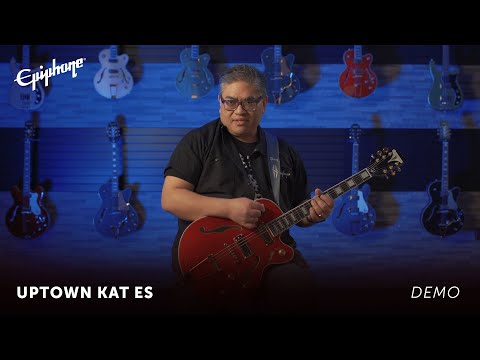 Epiphone Uptown Kat Saphire Blue Metalic image 5