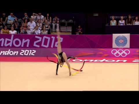 2012 런던 올림픽 리듬체조 결선 알리나 막시멘코 리본