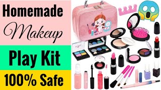 Diy Make-up kit💄How to make Makeup kit at home/ Diy Pretend play makeup kit for girls/100% safe kit