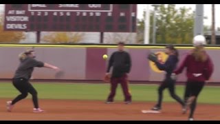 preview picture of video 'ASU Softball Camp Tempe, Az. Emily Burrow Great Oak High School Temecula, CA. Class of 2017'