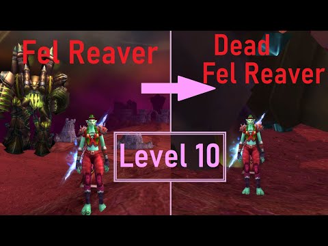 SOLO Fel Reaver by level 10 Druid Twink - Mop 5.4 (Stormforge Mistblade)