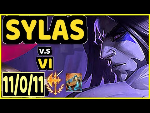 DARDOCH (SYLAS) vs VI - 11/0/11 KDA JUNGLE GAMEPLAY - NA Ranked DIAMOND