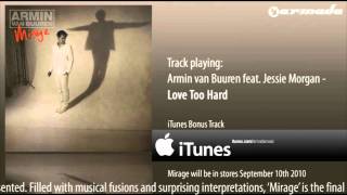 Armin van Buuren feat. Jessie Morgan - Love Too Hard