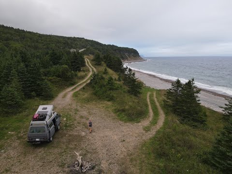 Free Camping right off Nova Scotia's Cabot Trail