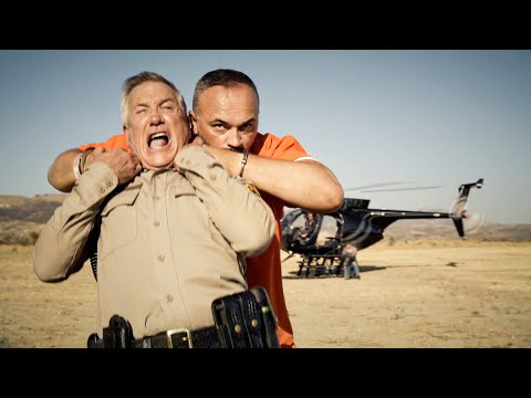 Alexei Roman Escapes From Prison In A Helicopter - S.W.A.T 6x04