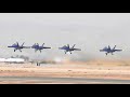 Blue Angels 3-14-21 Departing El Centro for Pensacola