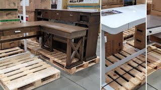 Costco New Desks - Sit Stand, Lift, and Writing Desks! $299 - $399 (Bayside Burke L-Shaped Desk ...)