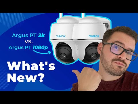 Reolink IP kamera Argus PT 2K 4 MP, fiksuota, H.265, Micro SD video