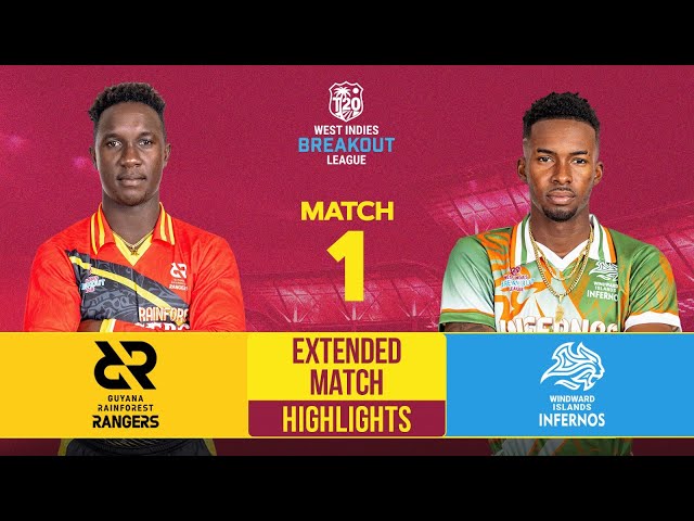 Extended Match Highlights | Guyana Rainforest Rangers v Windward Islands Infernos |
