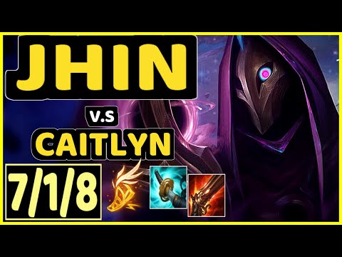 REKKLES (JHIN) vs CAITLYN - 7/1/8 KDA BOTTOM ADC CHALLENGER GAMEPLAY - EUW
