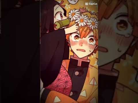 Nezuko x Zenitsu new tik tok trend!🥴#shorts #nezukoxzenitsu #kny