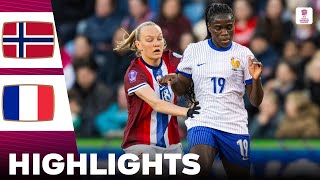 Norway vs France | Highlights | UEFA Women's Nations League 04-08-2025