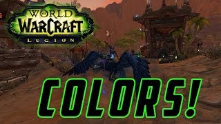 WoW Legion - Horde Rogue class mount - Color variations