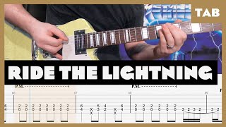 Ride the Lightning Metallica Cover | Guitar Tab | Lesson | Tutorial